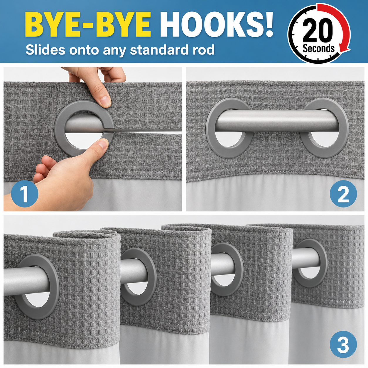 Hookless™ Shower Curtain
