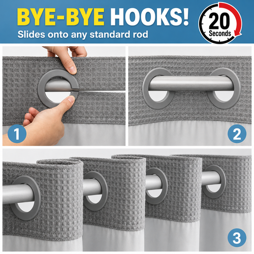 Hookless™ Shower Curtain